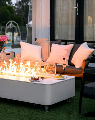 ATHENS Porcelain Top | Fire Table