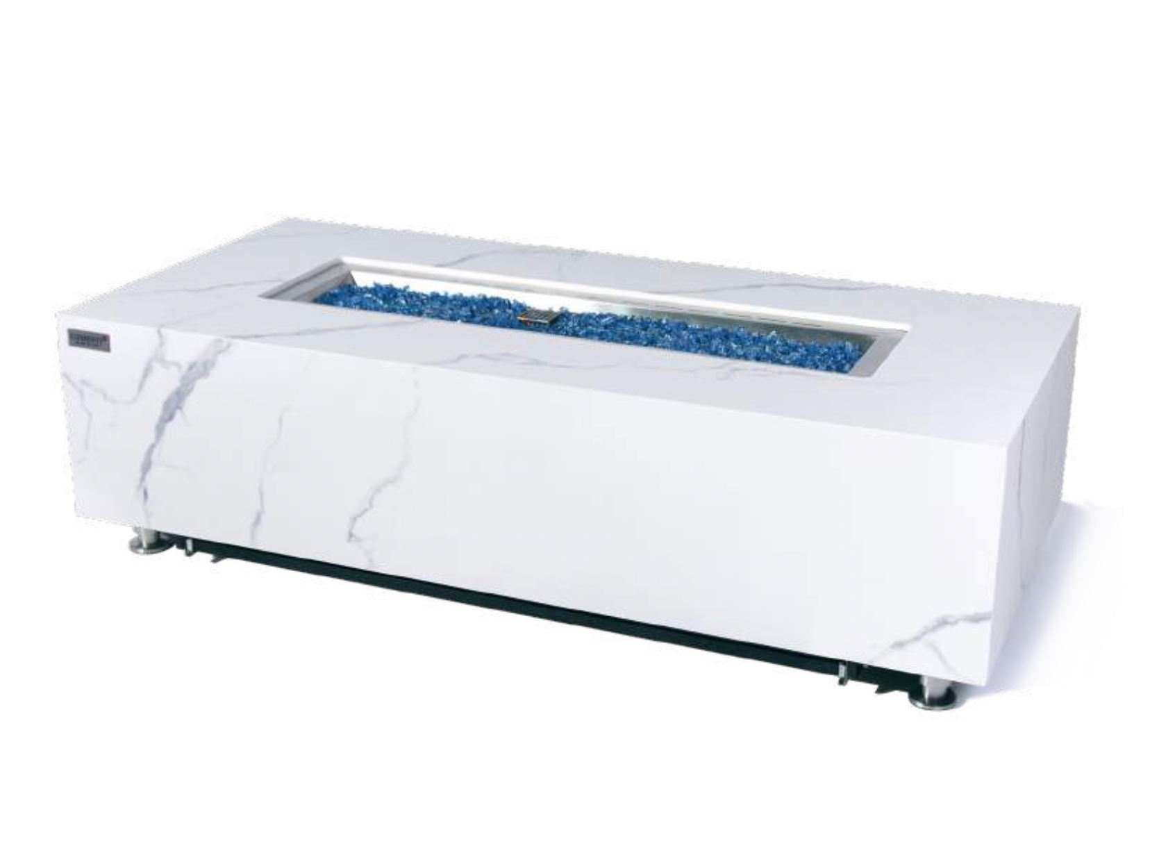 CARRARA Marble Porcelain | Fire Table