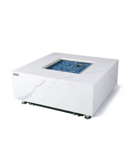 BIANCO Marble Porcelain | Fire Table