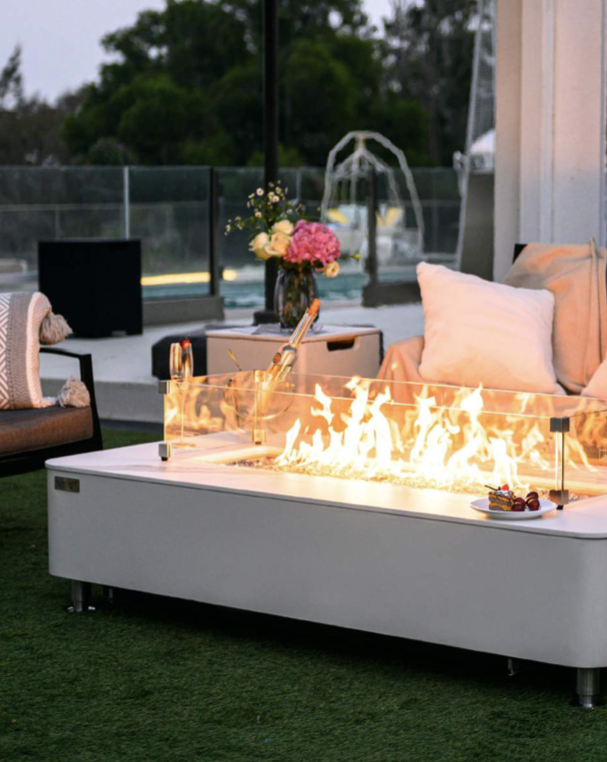 ATHENS Porcelain Top | Fire Table