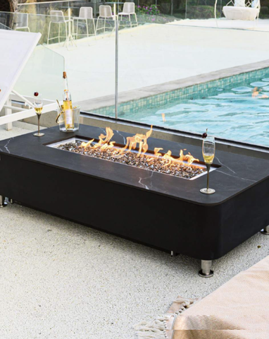 VALENCIA Porcelain Top | Fire Table